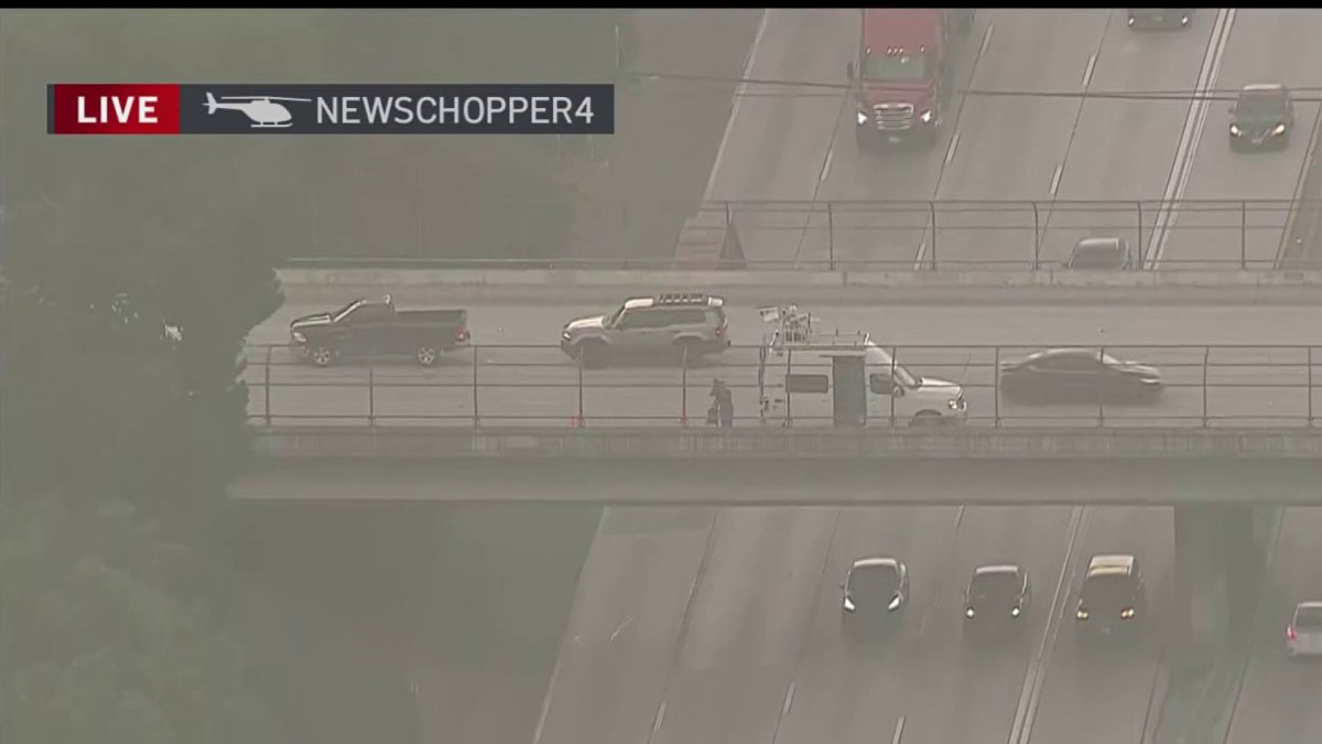 Chaos on major California freeway as pedestrian mowed down leading to mass congestion
