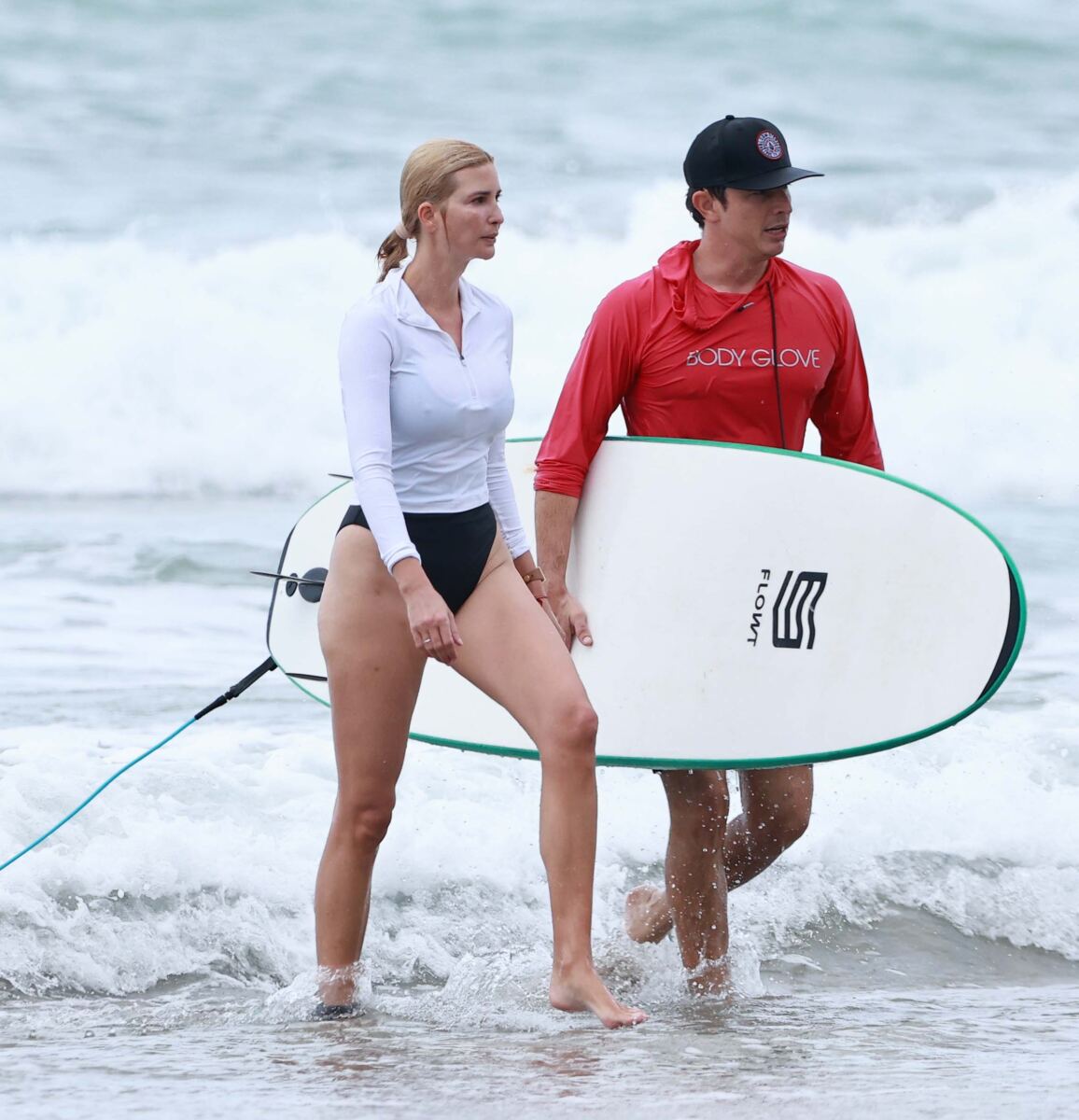 Ivanka Trump shows off surfing skills during family Costa Rica trip