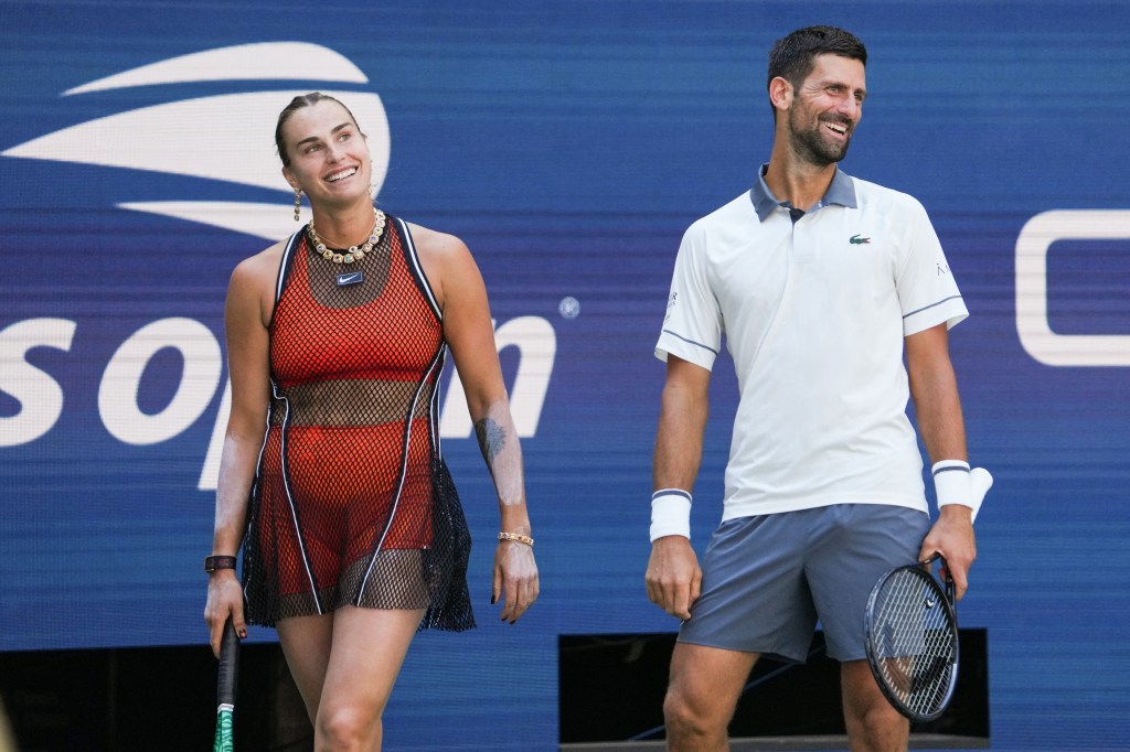 Aryna Sabalenka pairs sheer dress with more than 127 carats of jewelry at the US Open