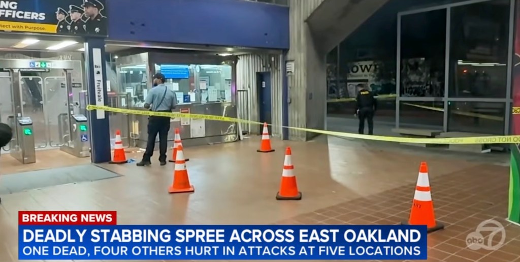 Mass stabbing spree rocks major California city as knifeman goes on 30-minute rampage