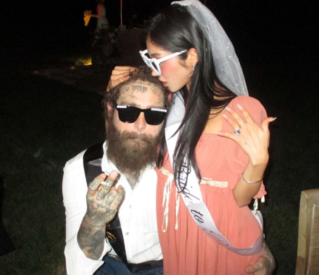 All the details of Post Malone’s ‘immaculate’ 20-carat engagement ring for fiancée Christy Lee