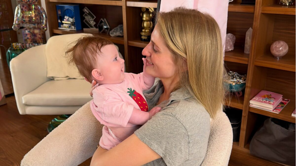 Meghan Trainor unveils look-alike doll to help son Riley with separation anxiety