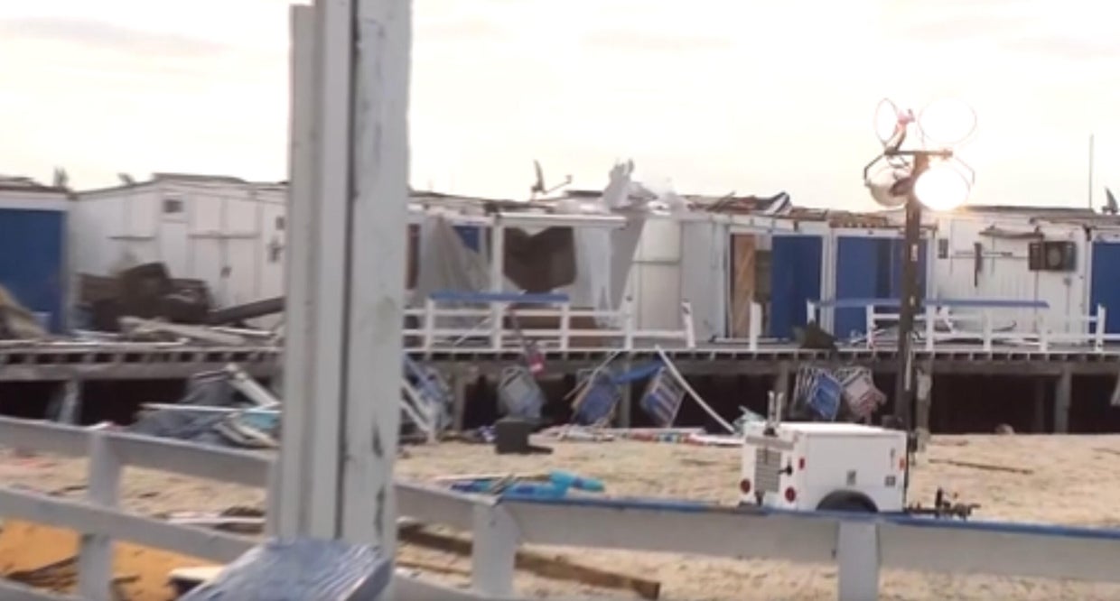 Tornado tears through Long Island beach club in insane video