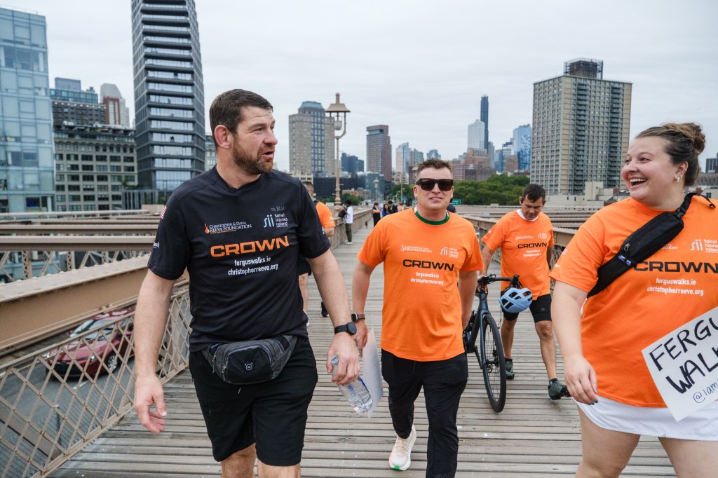I was told I’d never walk again — now I’m trekking 6 million steps from the Brooklyn Bridge to the Santa Monica Pier