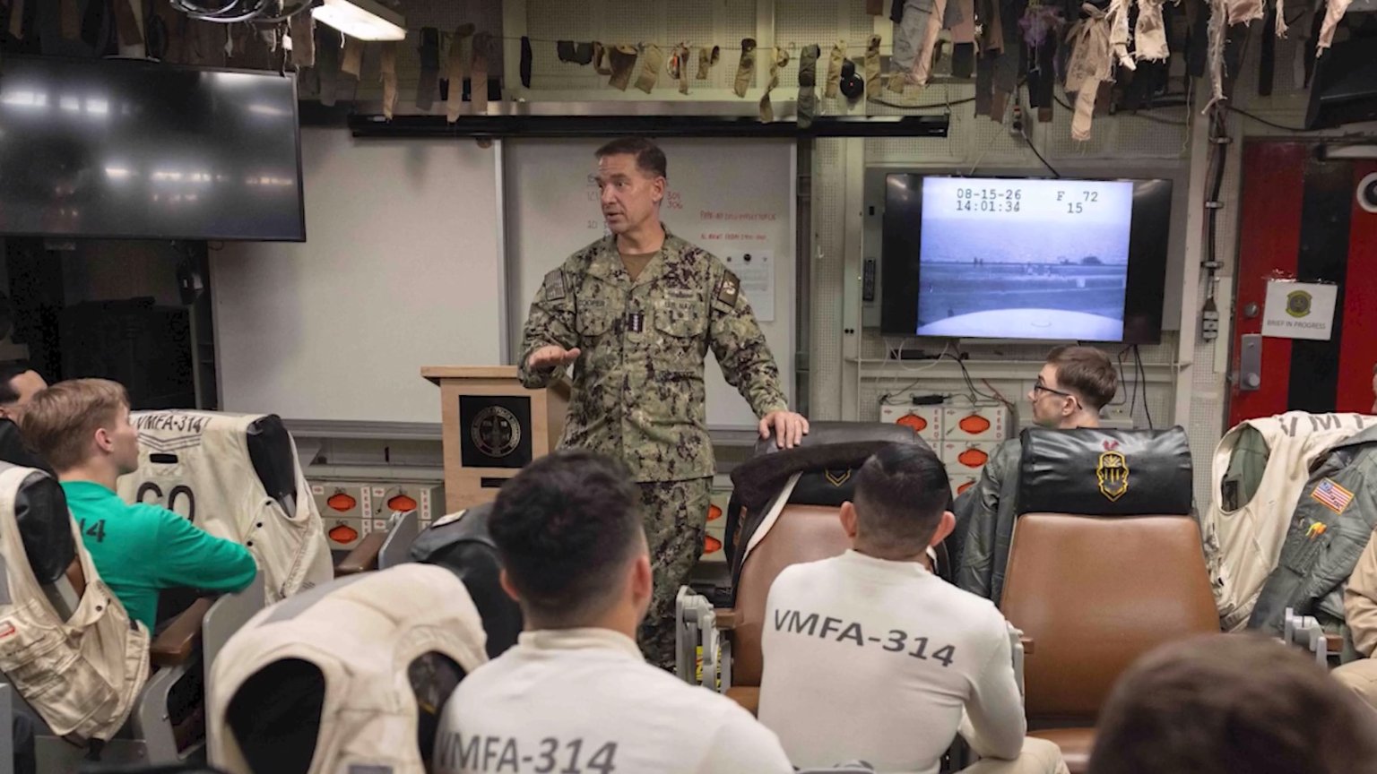 Iran war commander praises USS Abraham Lincoln’s ‘performance for the ages’ following reports sailors tried to jump overboard