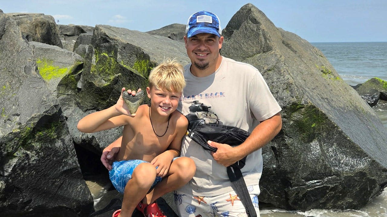 Massive Megalodon tooth found by 11-year-old boy on holiday