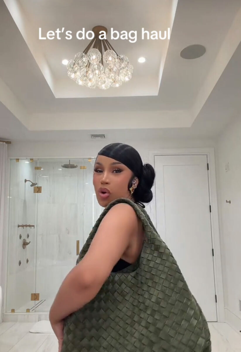 Cardi B shows off more than $187K worth of Chanel, Hermès and Bottega Veneta bags in breathtaking haul