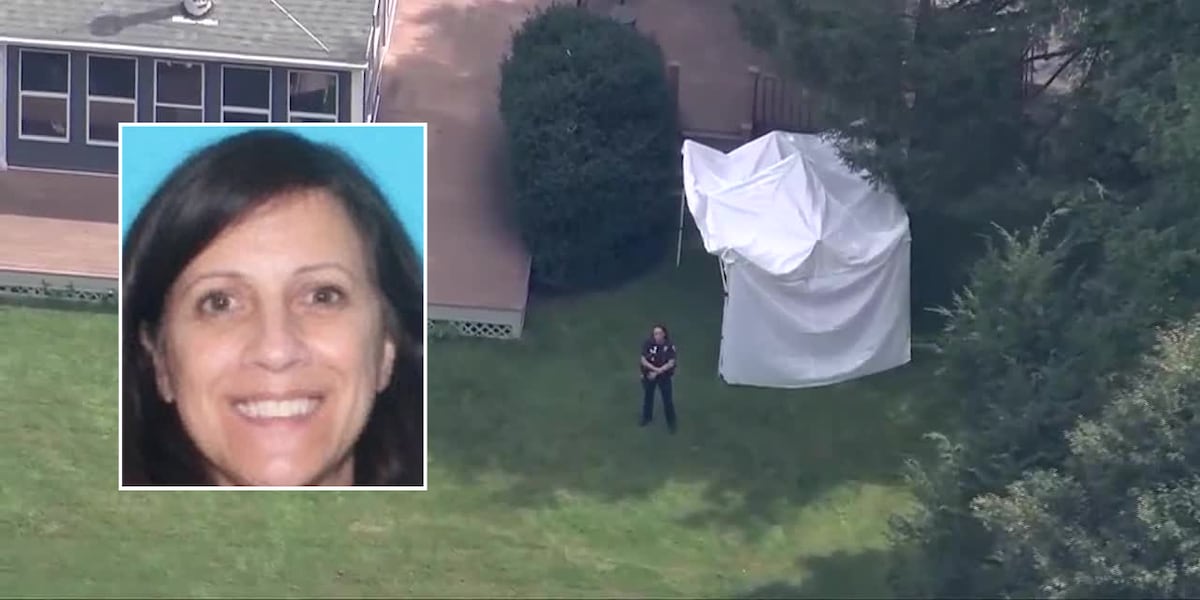 ‘Presumed armed and dangerous’ wife of dead cop seen calmly walking from death scene — as her surprising background emerges