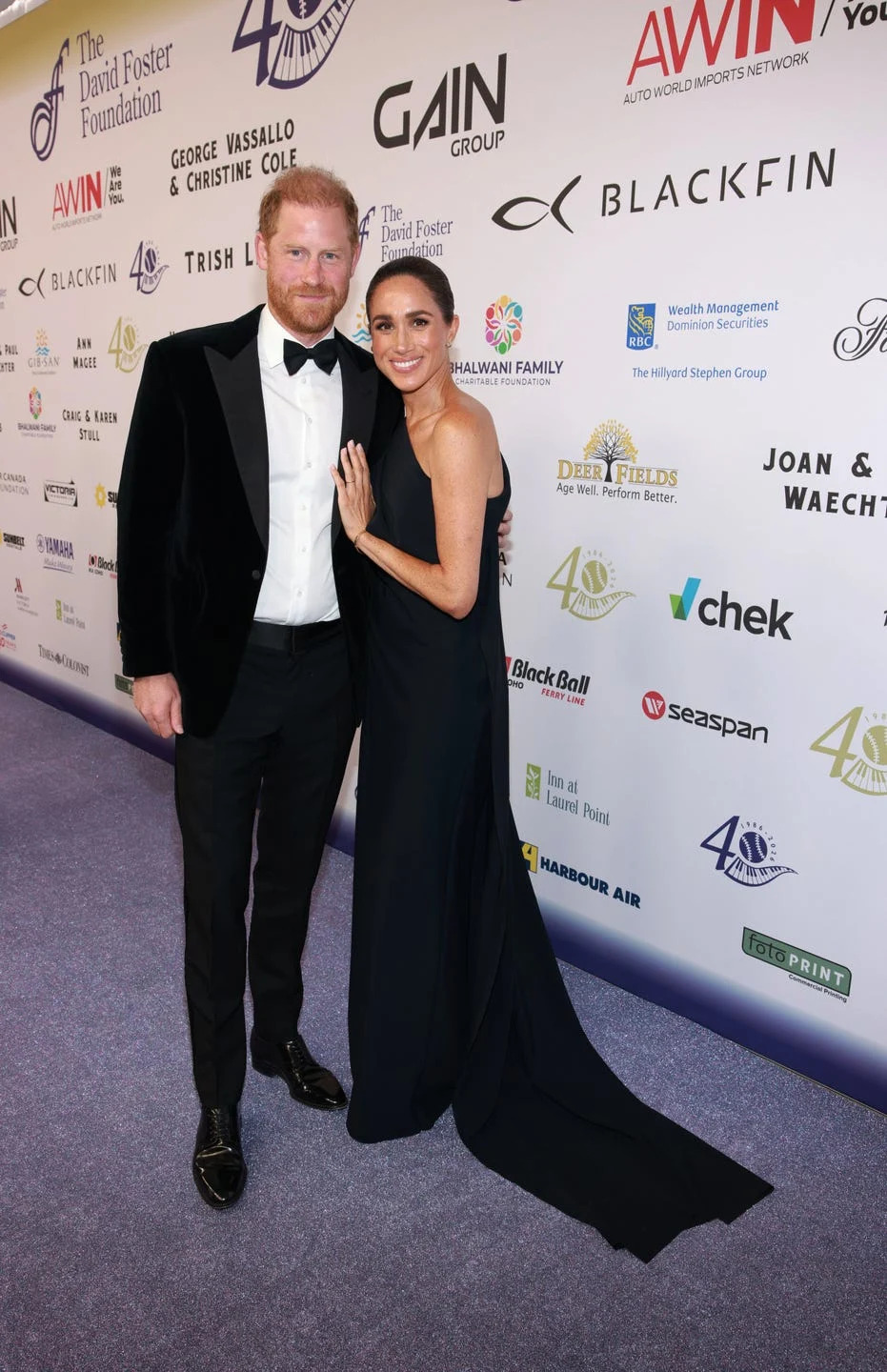 Meghan Markle wears Princess Diana’s diamond and sapphire earrings on date night with Prince Harry