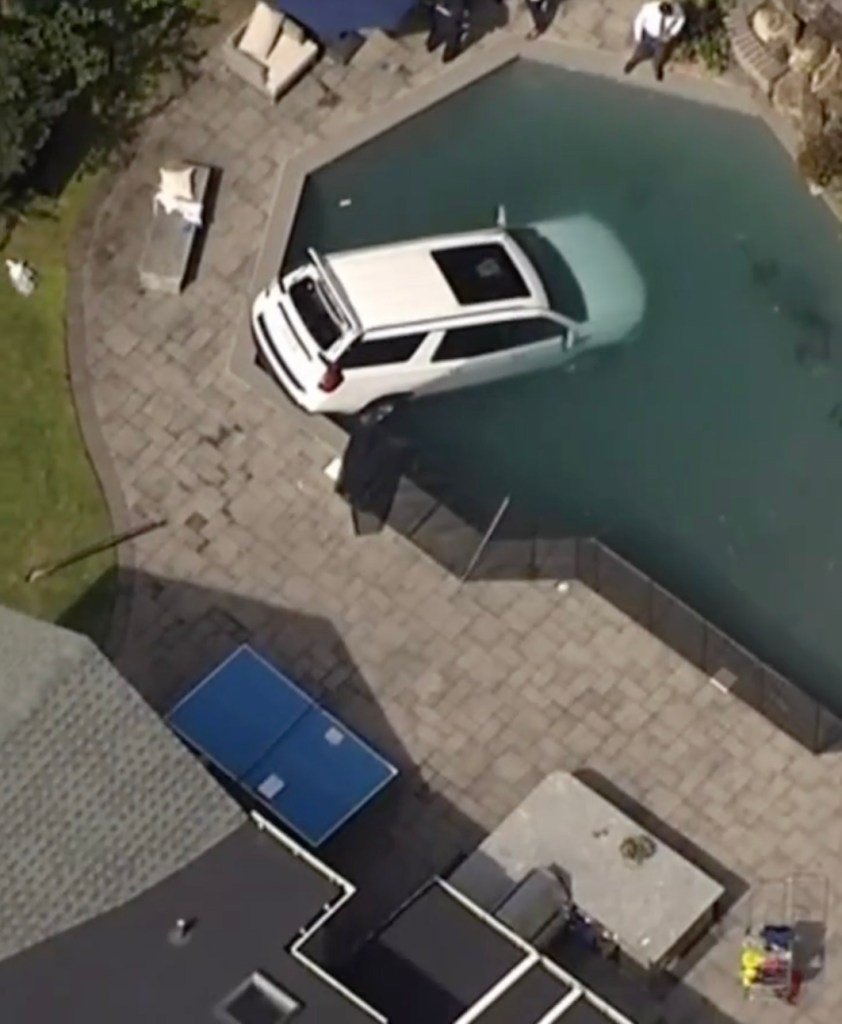Weeping loved ones remember mom of 4 who died after driving SUV into her Long Island pool at emotional funeral
