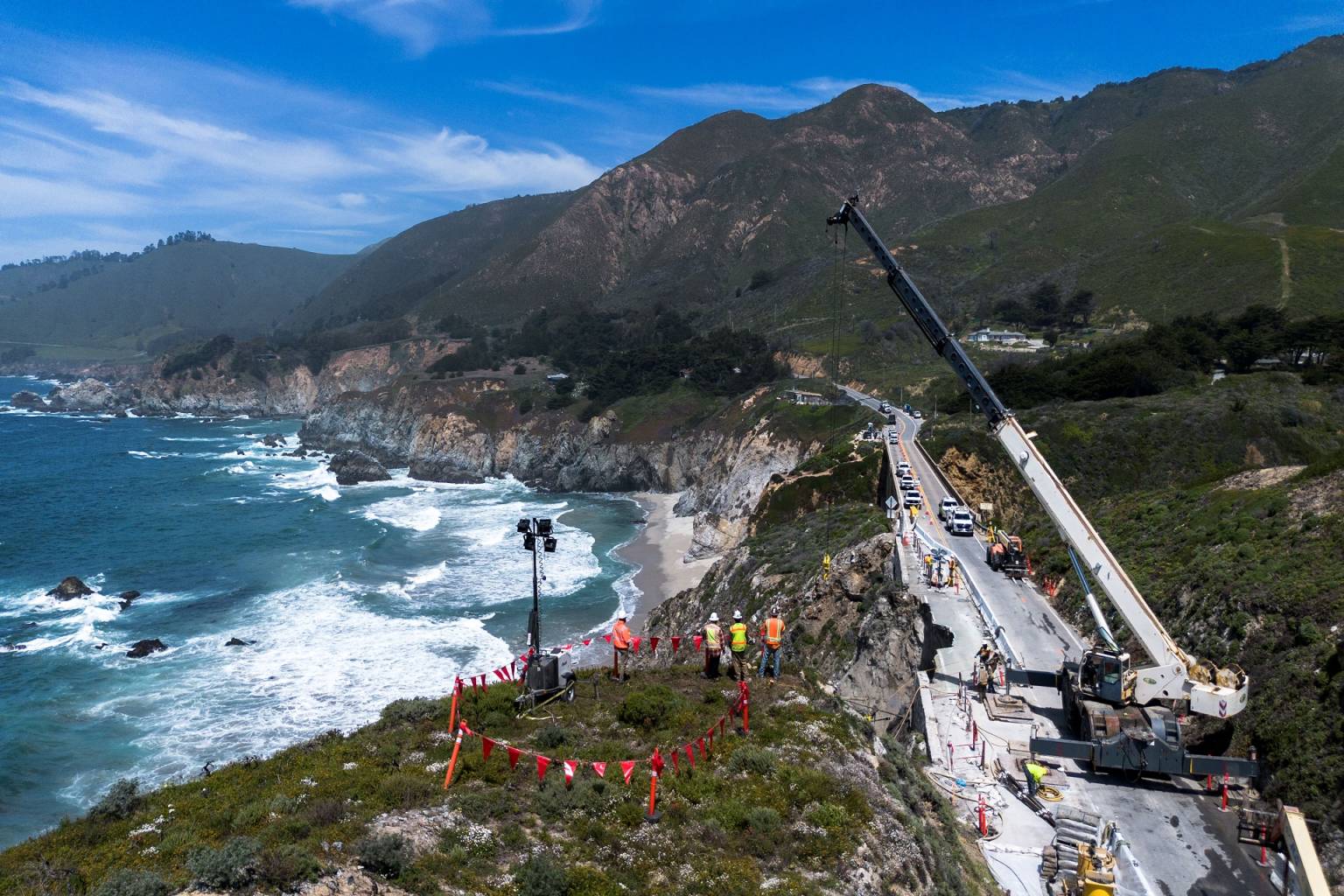 Evacuations at luxury Big Sur resort as raging wildfire explodes in size
