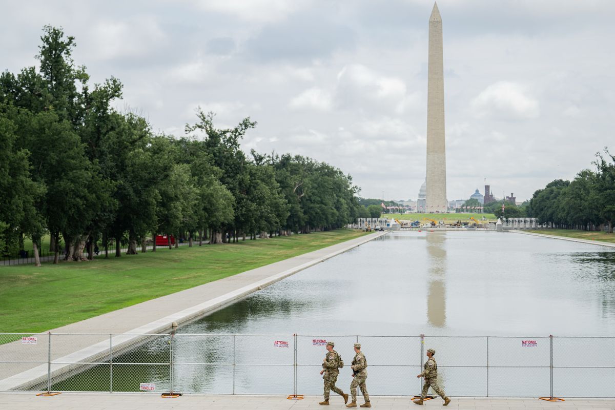 Trump blames vandals for dead grass on National Mall where he hosted 4th of July celebration