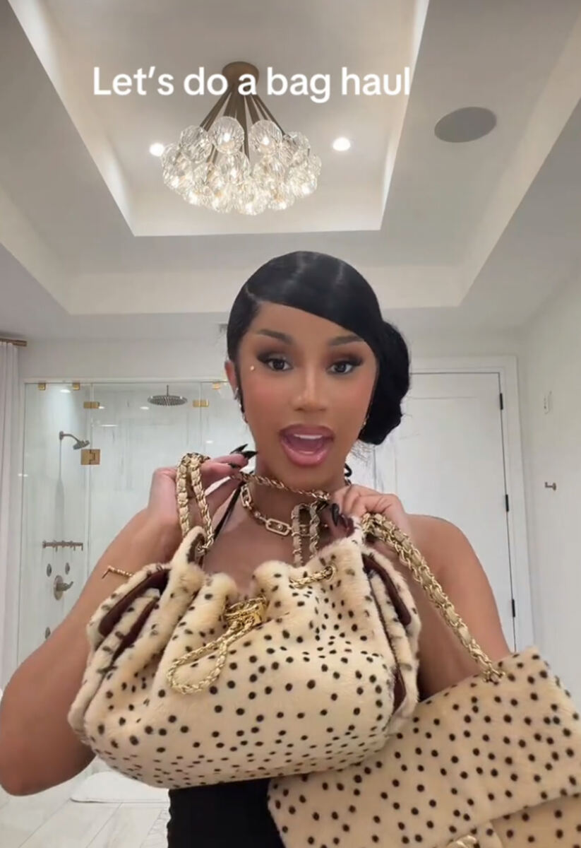Cardi B shows off more than $187K worth of Chanel, Hermès and Bottega Veneta bags in breathtaking haul