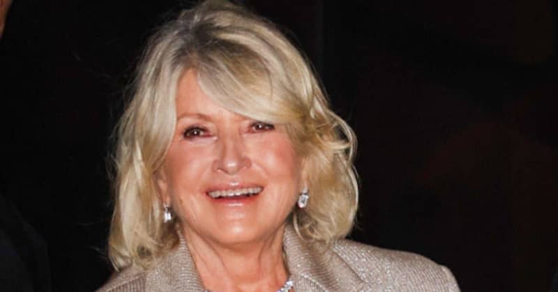 Martha Stewart at a Manhattan event with her signature style and makeup