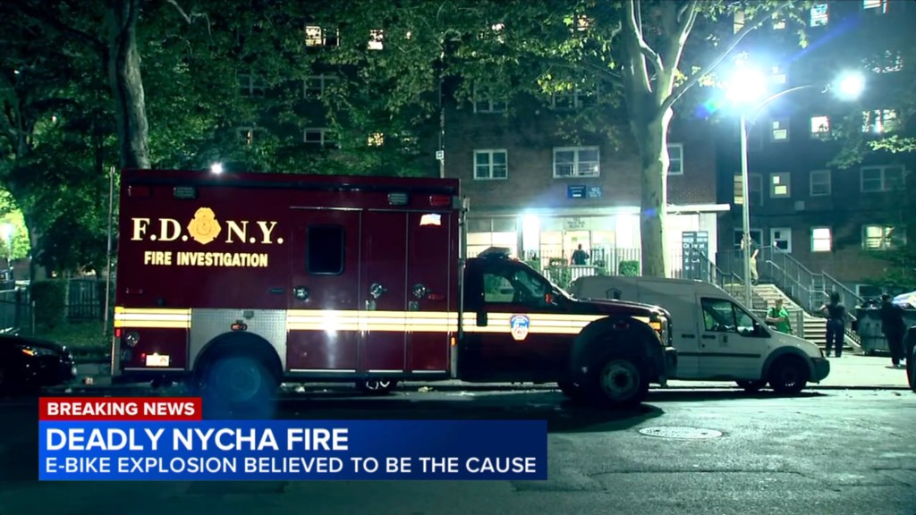Explosion at NYCHA complex leaves one dead — reportedly linked to lithium-ion battery