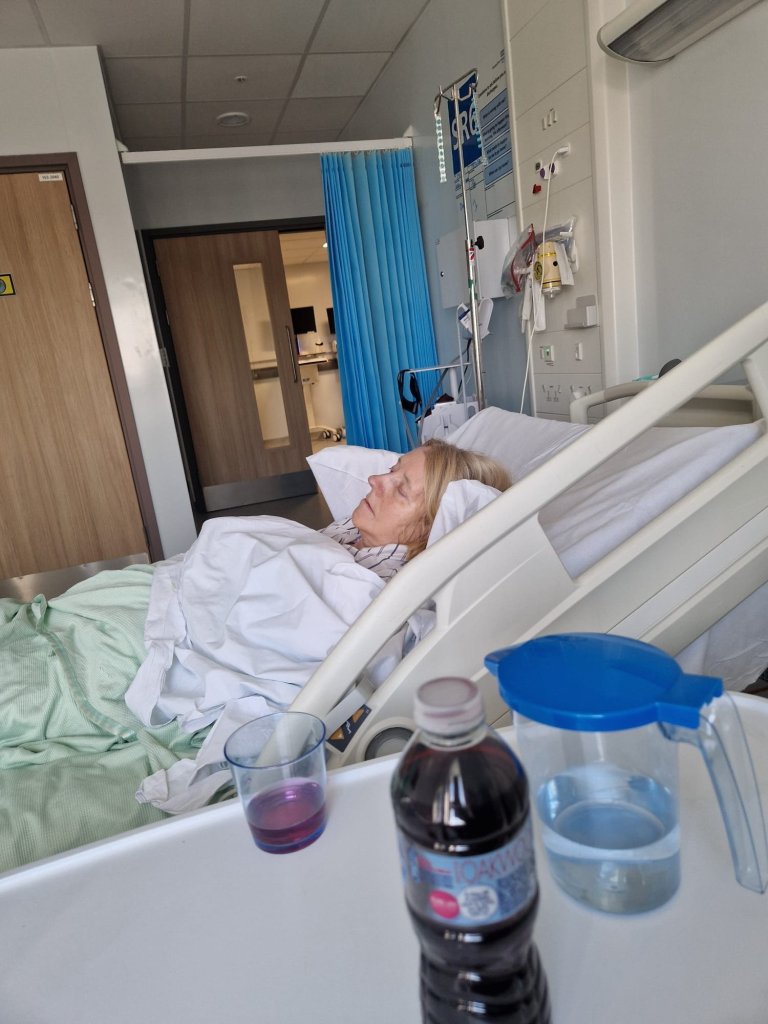 Mom diagnosed with bowel cancer denied surgery after struggling to use toilet for two weeks