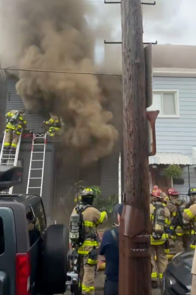 Moment ‘Dawn of the Dead’ actor’s home burns down as firefighters battle blaze: ‘Devastated’