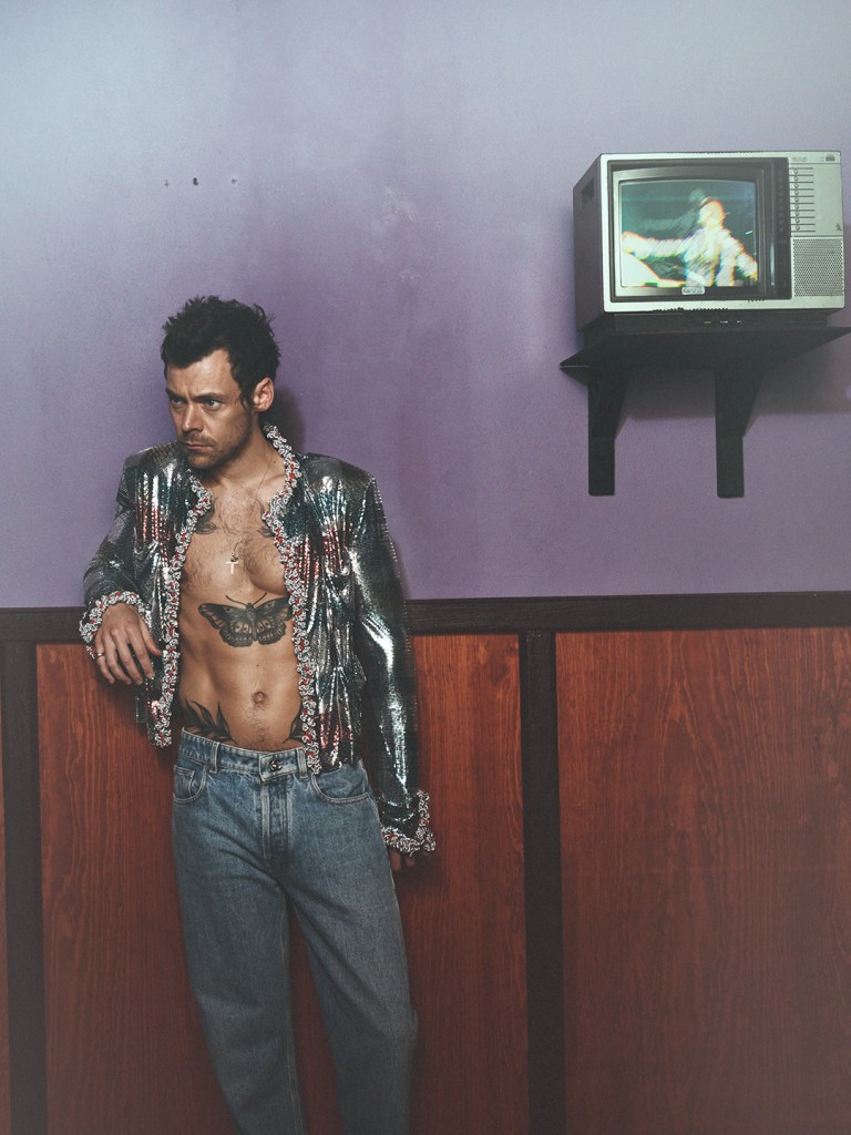 Harry Styles is shirtless in Chanel for W magazine’s September issue