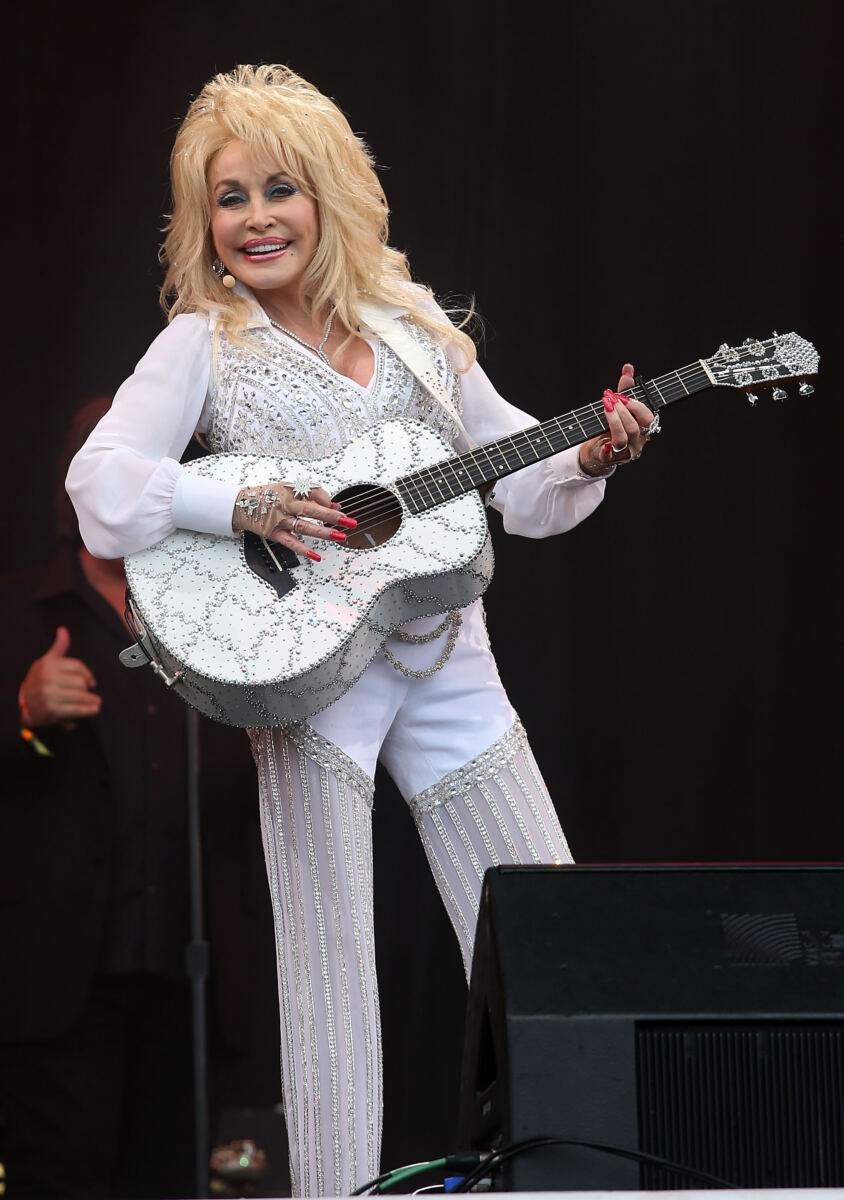 Dolly Parton’s big hair and bedazzled looks made her a fashion icon