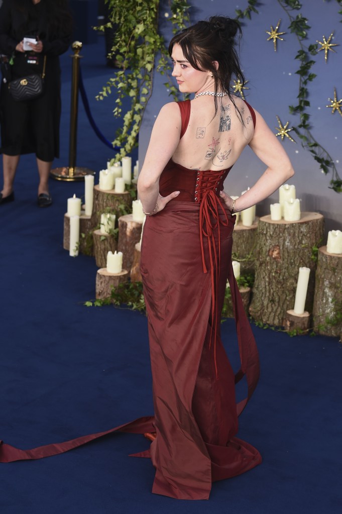 Maisie Williams pays tribute to ‘rebellious’ 1999 Sandra Bullock red carpet look for ‘Practical Magic 2’ premiere