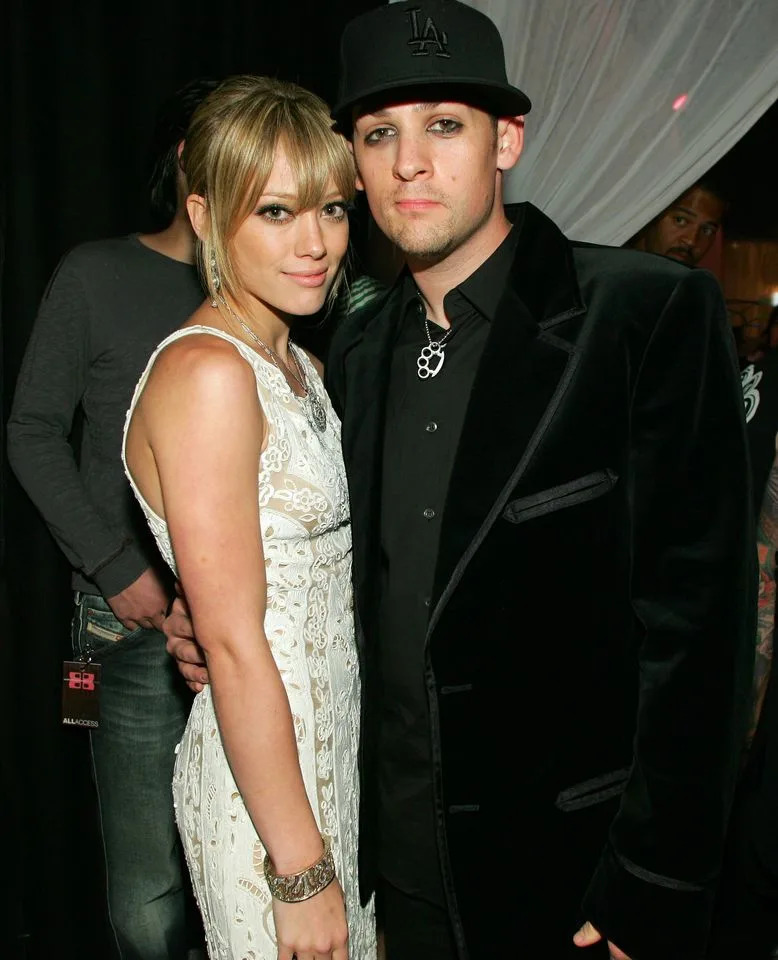 Benji Madden poses backstage at Madison Square Garden.