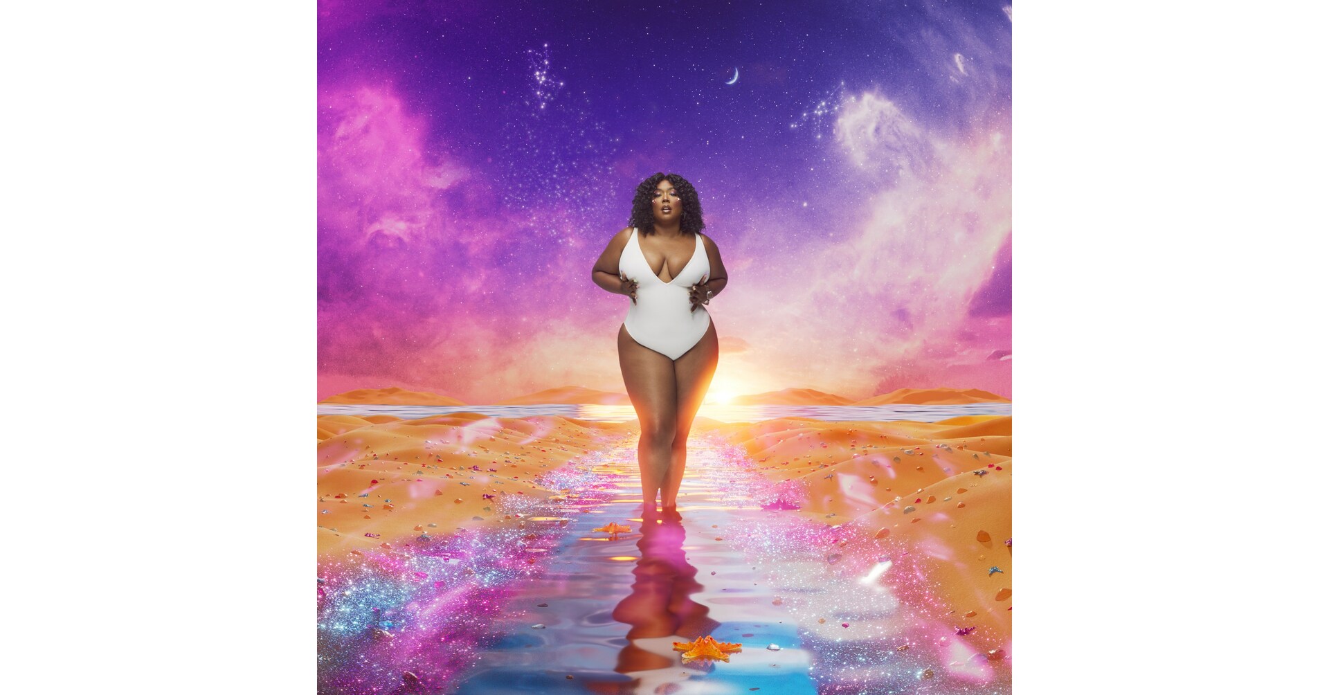 Lizzo rings in ‘Fat Liberation Month’ in a teeny purple string bikini