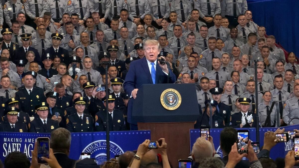 Trump embraces teary-eyed mom of 12-year-old boy shot dead on NYC street