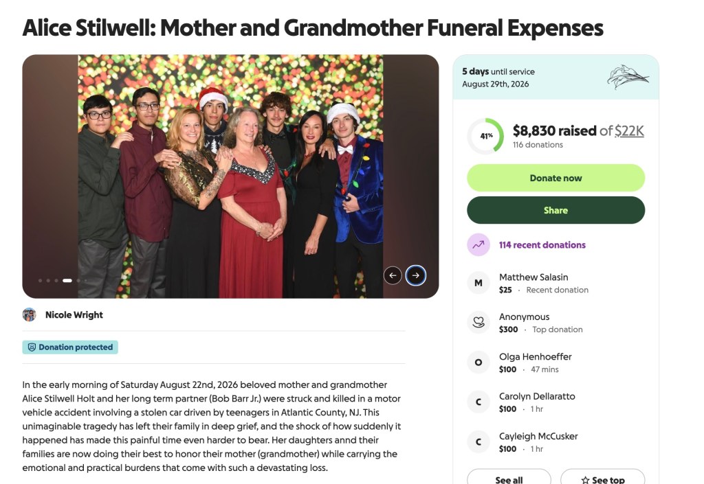 4 NJ teens steal $220K G Wagon, lead cops on hours-long car chase before crashing, killing beloved couple
