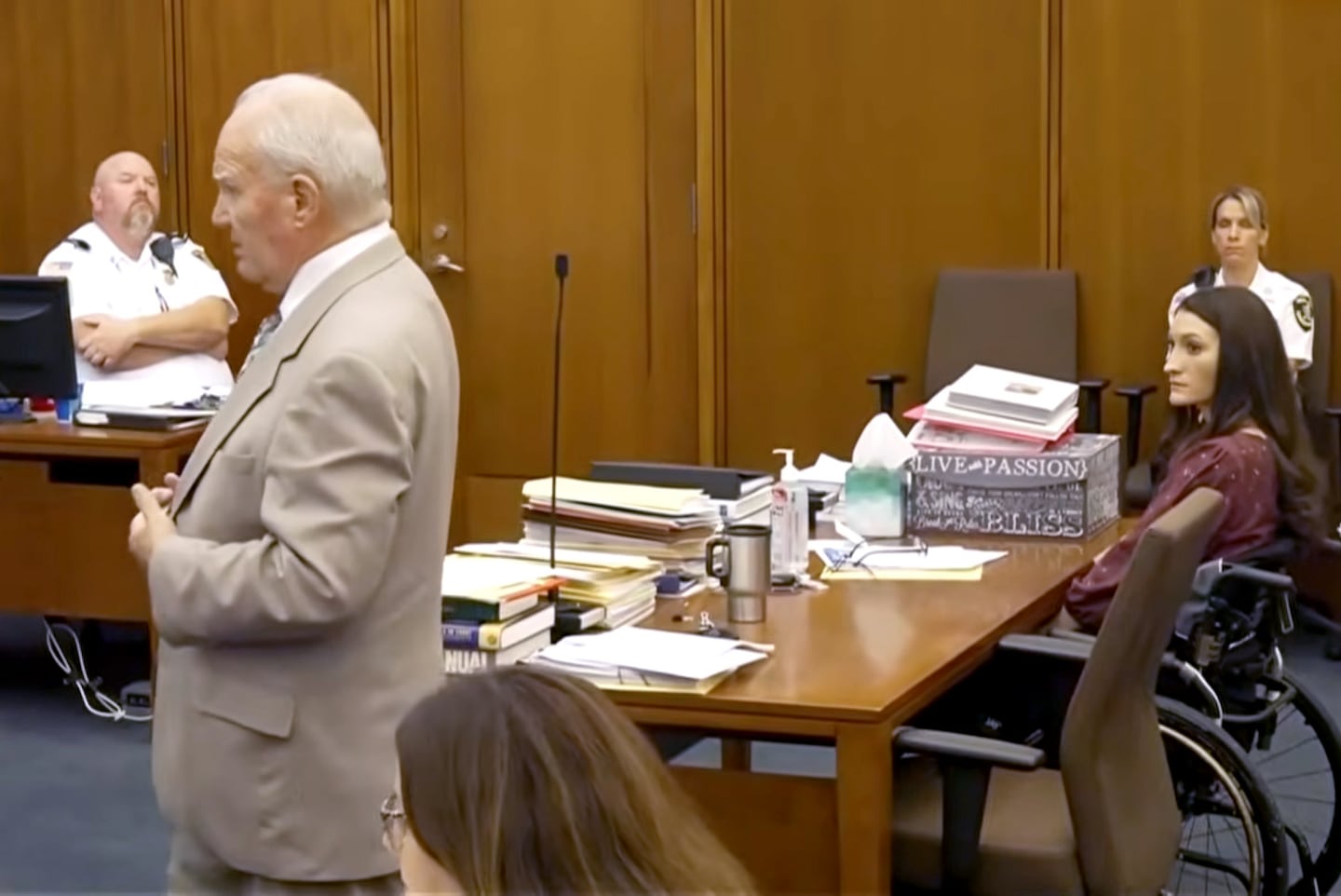 Psychiatrist tells jury what he believes Lindsay Clancy meant by haunting words she said as she killed son