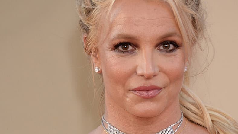 Britney Spears, pop icon addressing fans from home