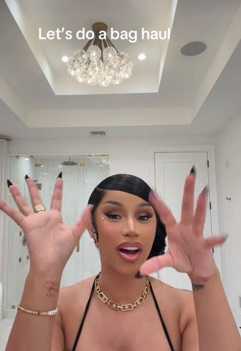 Cardi B shows off more than $187K worth of Chanel, Hermès and Bottega Veneta bags in breathtaking haul