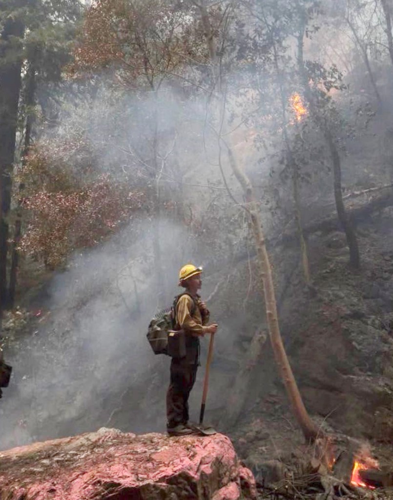 New wildfire explodes near site of massive California blaze as dozens evacuated from their homes