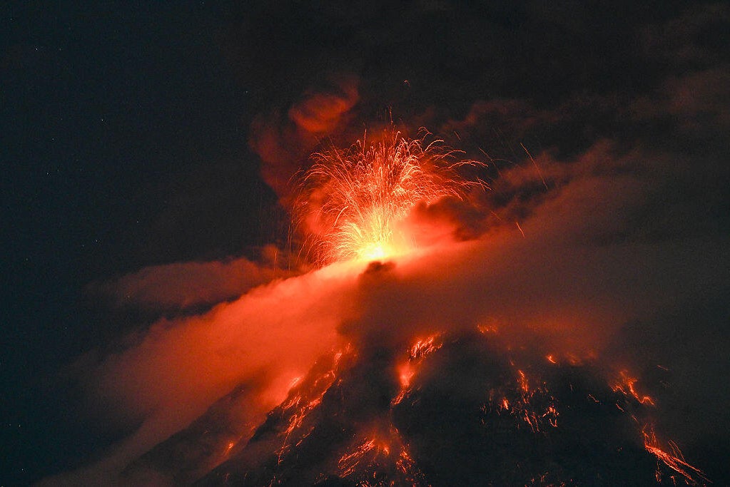 Fiery volcano eruption in Guatemala forces evacuation of hundreds of villagers