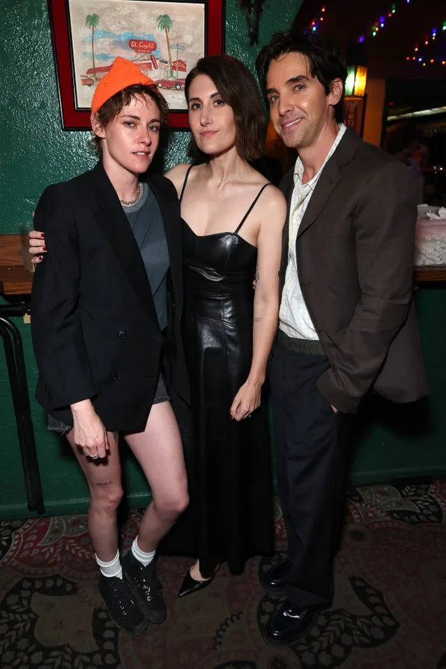 Kristen Stewart with updated hairstyle at an event
