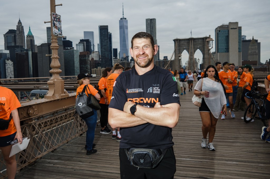 I was told I’d never walk again — now I’m trekking 6 million steps from the Brooklyn Bridge to the Santa Monica Pier