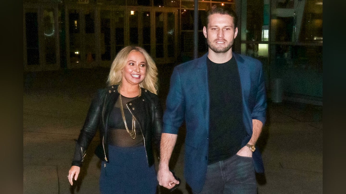 Injured Hayden Panettiere was taken out of LA apartment on gurney twice while living with Brian Hickerson, neighbor claims