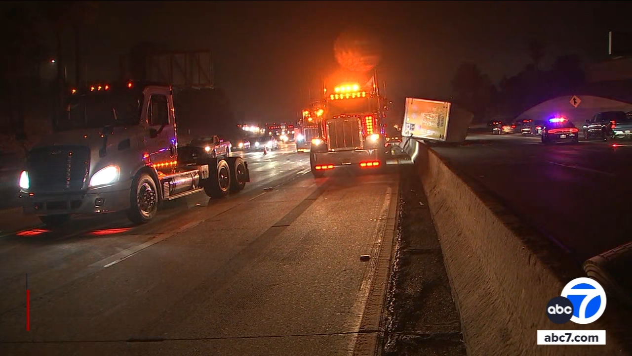 Chaos on major California freeway as pedestrian mowed down leading to mass congestion