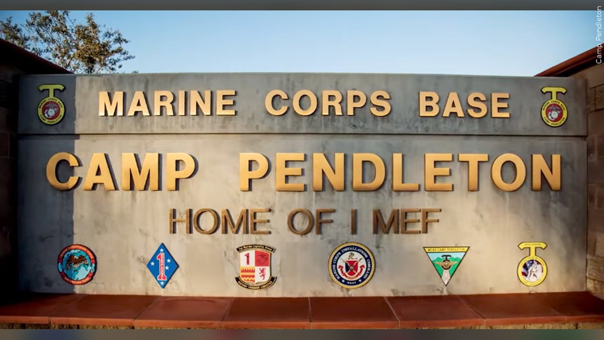 Camp Pendleton military training grounds