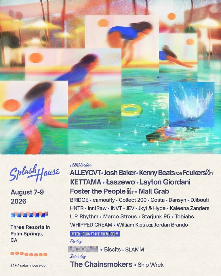 Glamorous Palm Springs pool party festival in chaos as seven rushed to ER following The Chainsmokers set
