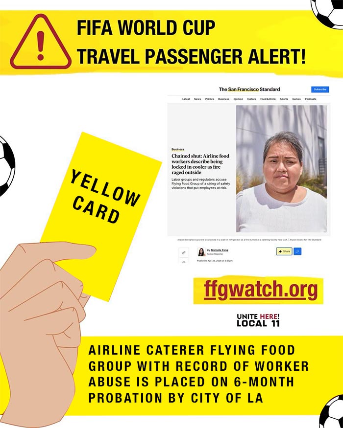 Flying Food Group workers at LAX