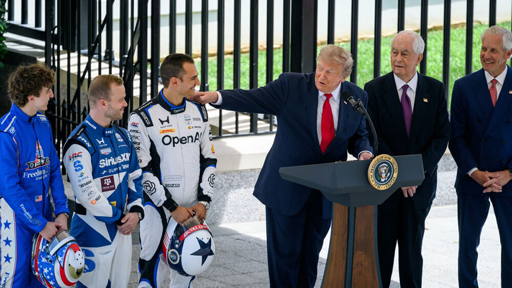 Melania Trump links up with IndyCar for foster kid scholarships — and a stylish new look
