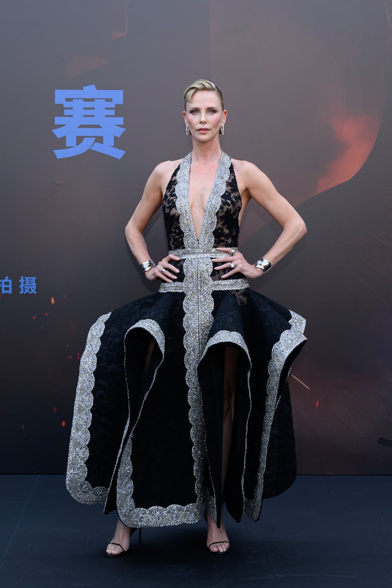 Charlize Theron's Tom Ford accessories and styling choices from the Seoul event.