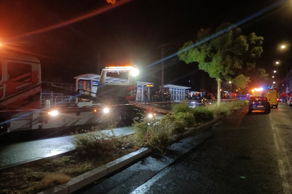 Driver rams car into pedestrians in France, killing 1 and injuring 10