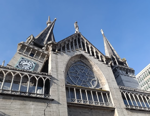 The Cathedral Basilica of Our Lady of the Rosary in Manizales, a neo-Gothic landmark