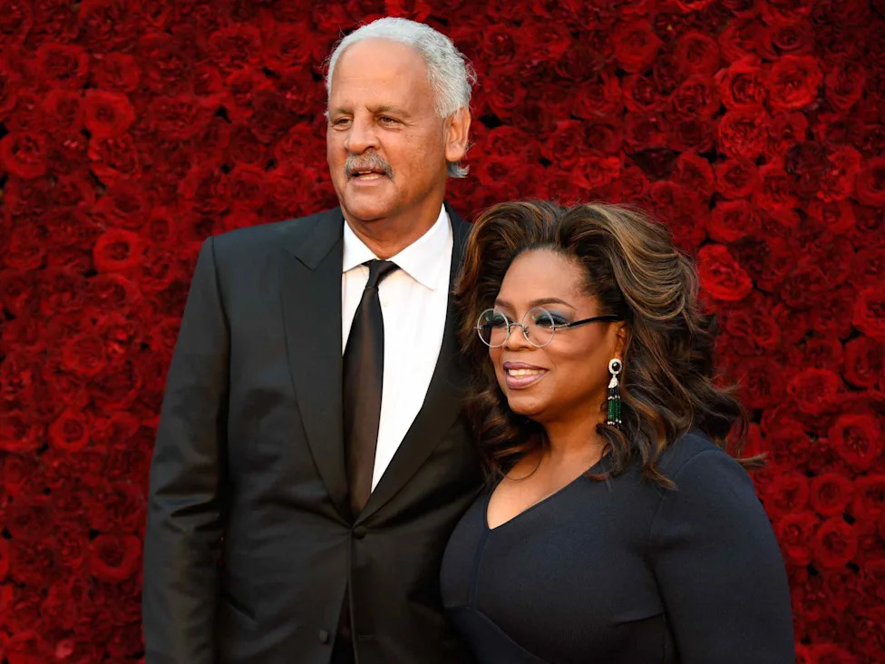 Oprah Winfrey makes rare appearance with longtime partner Stedman Graham at talk show anniversary party