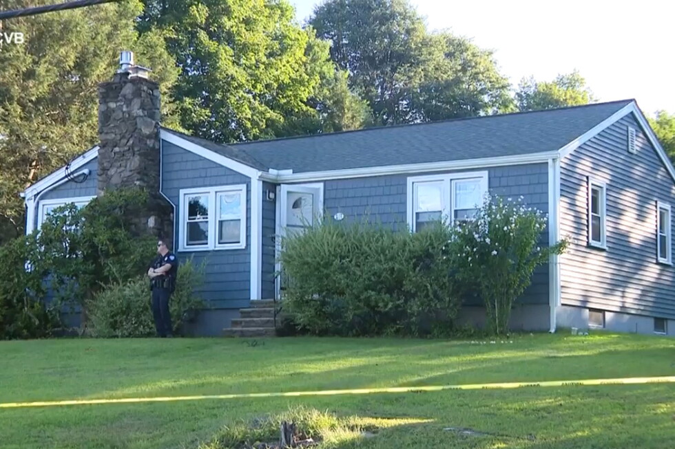 ‘Presumed armed and dangerous’ wife of dead cop seen calmly walking from death scene — as her surprising background emerges