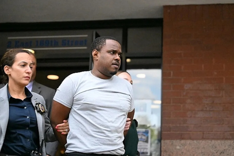 Coward career criminal charged with killing retired NYPD cop’s son, 12, dodges victim’s family in court