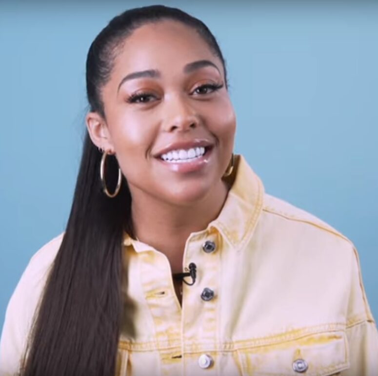 Jordyn Woods glows in Old Hollywood-inspired wedding dress to marry Karl-Anthony Towns
