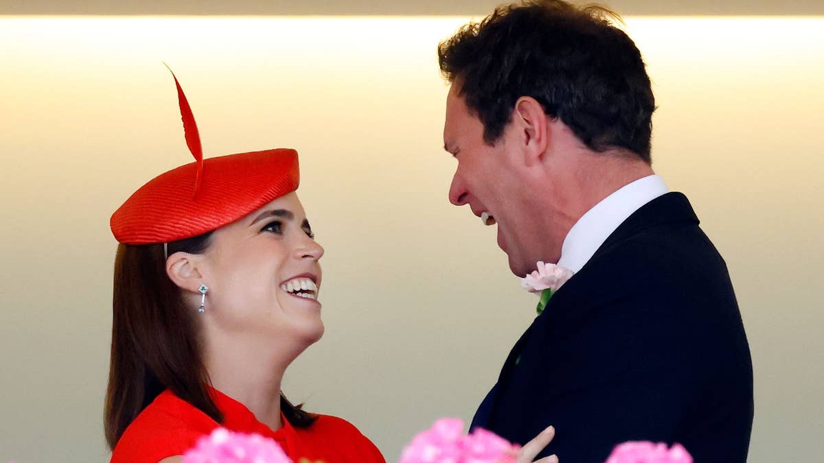 Princess Eugenie with her family