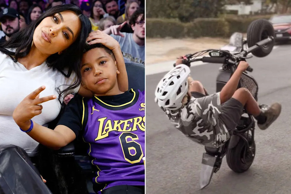 Kim Kardashian and Kanye West’s son Saint, 10, makes Instagram debut